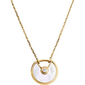 Cartier Amulette xs Mother Of Pearl Necklace